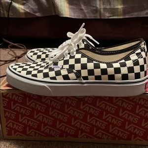 Golden Coast Checkered Vans
